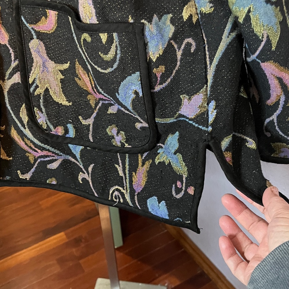 VTG Blair Tapestry Jacket/ Blazer Sz L - so pretty - Picture 4 of 11